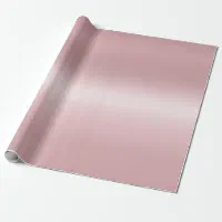 Rose gold glitter drips pink sparkle glam girly wrapping paper sheets