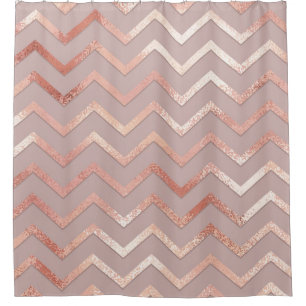 Rose gold: elegant vintage pattern. shower curtain