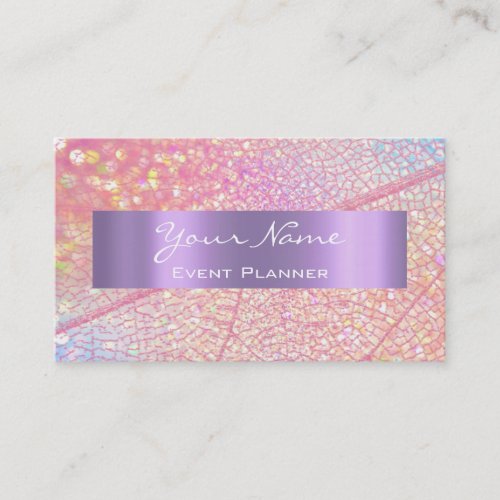 Rose Gold Event Planner WEDDING MAKEUP Appointment Card