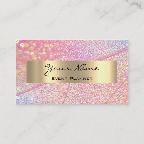 Rose Gold Event Planner WEDDING Unique Appointment Card