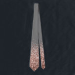 Rose Gold Fading Waterfall Ombre Glitter look Neck Tie<br><div class="desc">This design may be personalized by choosing the Edit Design option. You may also transfer onto other items. This design does not contain actual glitter. Contact me at colorflowcreations@gmail.com or use the chat option at the top of the page if you wish to have this design on another product or...</div>