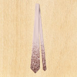 Rose Gold Fading Waterfall Ombre Glitter Neck Tie<br><div class="desc">This design was created through digital art. It may be personalized by clicking the customize button and add text, images, or delete images to customize. Contact me at colorflowcreations@gmail.com if you with to have this design on another product. Purchase my original abstract acrylic painting for sale at www.etsy.com/shop/colorflowart. See more...</div>