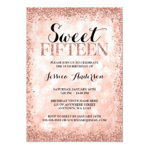 My Sweet Fifteen Invitations 3