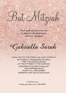 bar bat mitzvah invitations zazzle