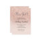 Rose gold faux glitter pink ombre girl baby shower