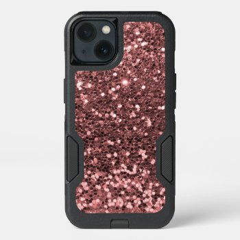 Rose Gold Faux Glitter Sparkle Shine Print Iphone 13 Case by its_sparkle_motion at Zazzle