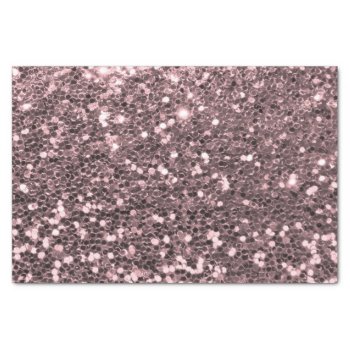 Rose Gold Faux Glitter Sparkles Tissue Paper by glamgoodies at Zazzle