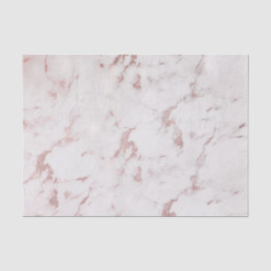 Rose-gold faux marble tissue paper
