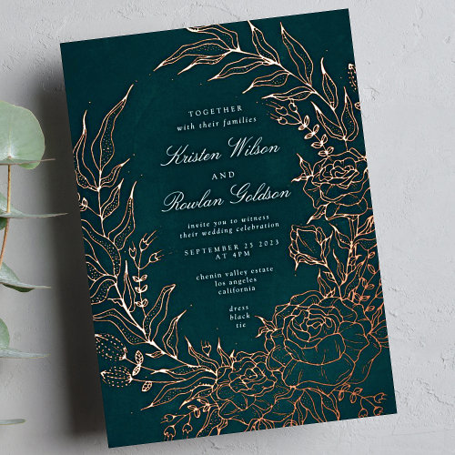 Foil Invitation