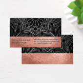 Rose Gold Foil and Damask Pattern (Desk)