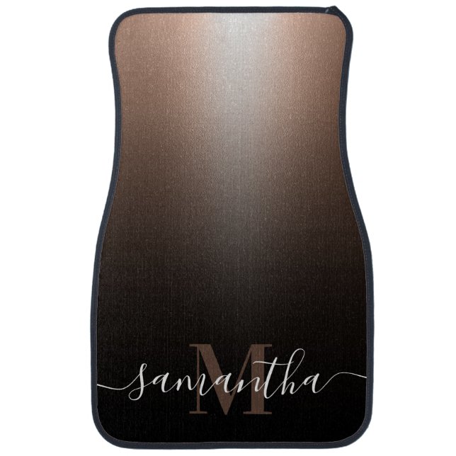 Rose Gold Foil Car Floor Mat (Front)