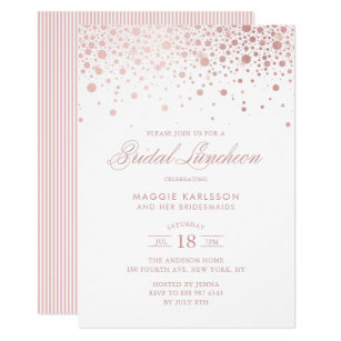 bridal luncheon invitations zazzle