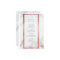 Rose gold foil marble luxury modern wedding menu