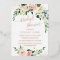 ROSE GOLD FOIL Pink Floral Bridal Shower  Foil Inv
