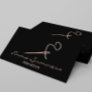 Rose Gold Foil Thread Needle Sew Alterations Business Card