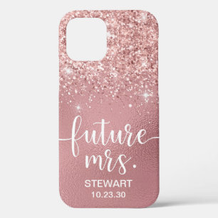 Rose Gold Future Mrs Glitter Case-Mate iPhone Case