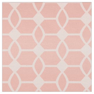 Rose Gold Geometric Fabric