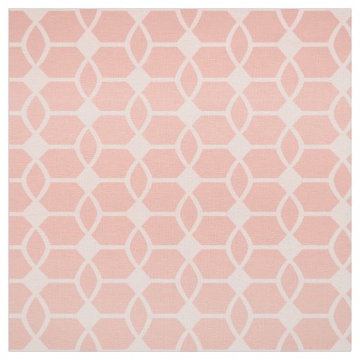 Rose Gold Geometric Fabric
