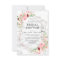 Rose Gold Geometric Pink Floral Bridal Shower