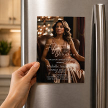 Rose Gold Glam 50th Birthday Photo