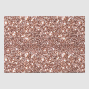 Rose Gold Glam Glitter Tissue Paper