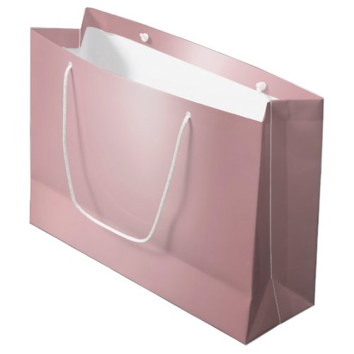 Rose Gold Glamorous Modern Template Elegant Large Gift Bag