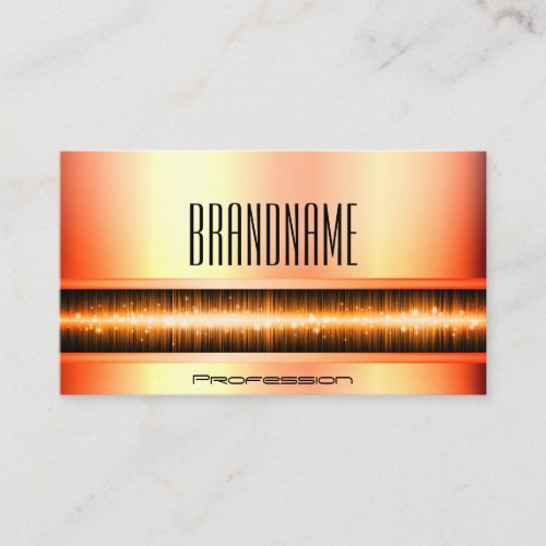 Rose Gold Glamour Custom Photo Services Open Hours Business Card