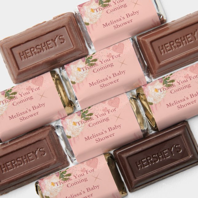 rose gold glitter and glam candy wrapper hershey's miniatures (Creator Uploaded)