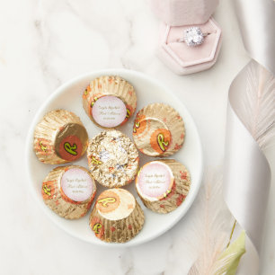 Rose Gold Glitter Bat Mitzva Favors