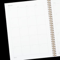 Rose gold glitter blush pink appointment book 2024 planner