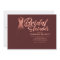 Rose Gold Glitter Burgundy Red Bridal Shower