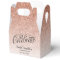 Rose Gold Glitter Celebrate Custom Birthday