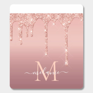 Rose Gold Glitter Custom Letter Name Personalized Breath Savers® Mints