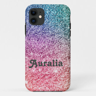 rose gold glitter customizable phone cover case