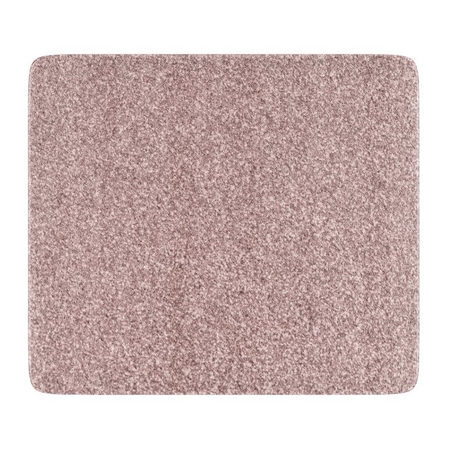 Rose Gold Glitter Cutting Board (Front)