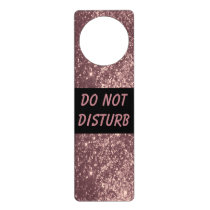 Rose Gold Glitter | Do Not Disturb Sign Rose Gold Glitter | Do Not Disturb Sign
