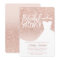Rose gold glitter elegant chic dress Bridal shower