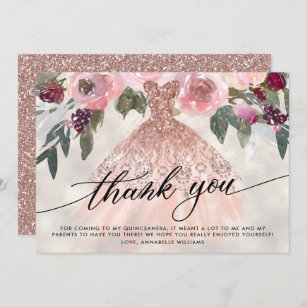 Personalized Quinceanera Thank You Gifts On Zazzle