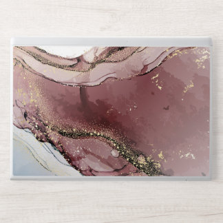 Rose Gold Glitter Gradient HP Laptop Skin