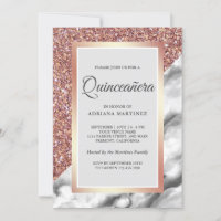 Sparkly Magical Quinceanera Invitation