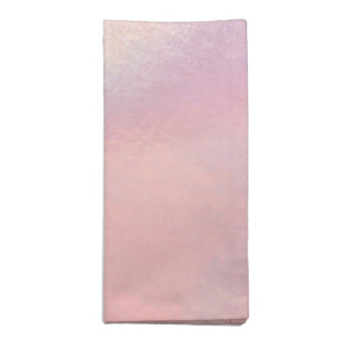 Rose Gold Glitter Iridescent Holographic Gradient Cloth Napkin