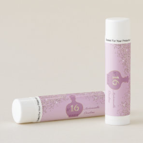 Rose Gold Glitter Mademoiselle Paris Boutique Lip Balm