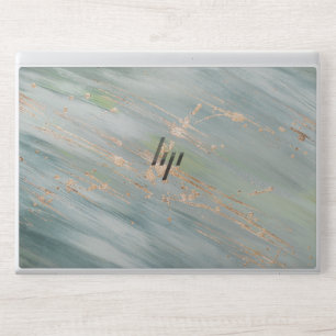  Rose Gold Glitter Marble Hp Laptop Skin