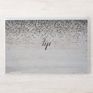Rose Gold Glitter Marble Hp Laptop Skin