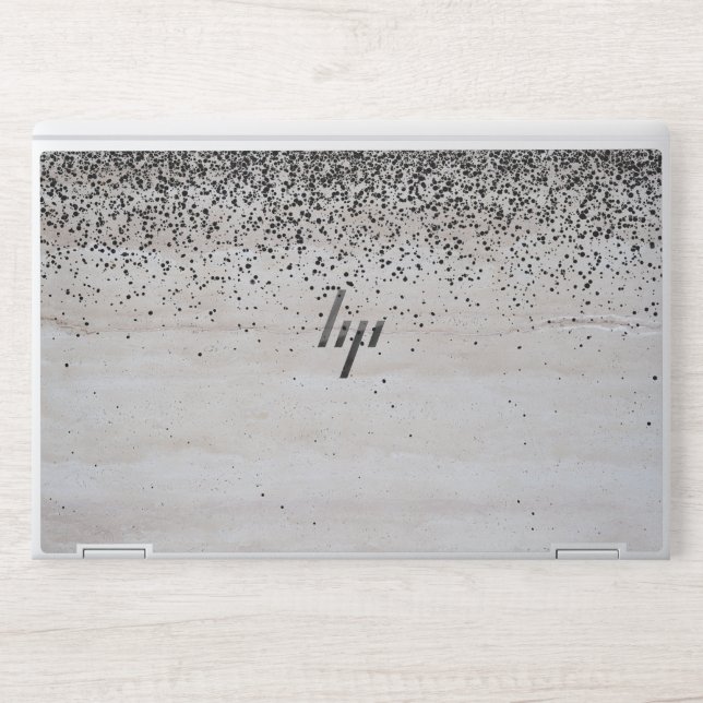  Rose Gold Glitter Marble Hp Laptop Skin (Front)