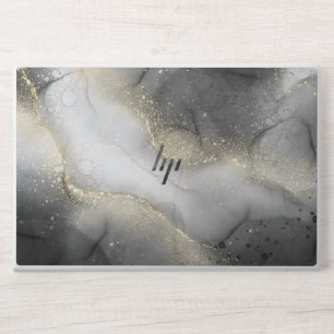  Rose Gold Glitter Marble Hp Laptop Skin