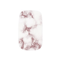 Rose Gold Glitter Marble Nail Art Rose Gold Glitter Marble Nail Art