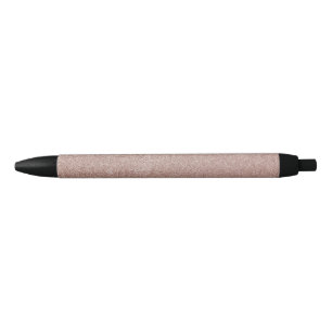 Rose Gold Glitter Metallic Pretty Girly Sparkly Pen