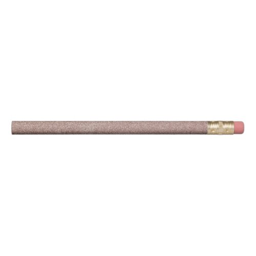 Rose Gold Glitter Metallic Pretty Girly Sparkly Pencil