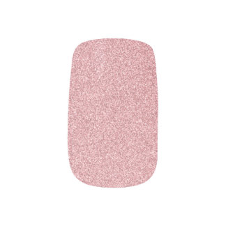 Rose Gold Glitter Minx Nail Wraps